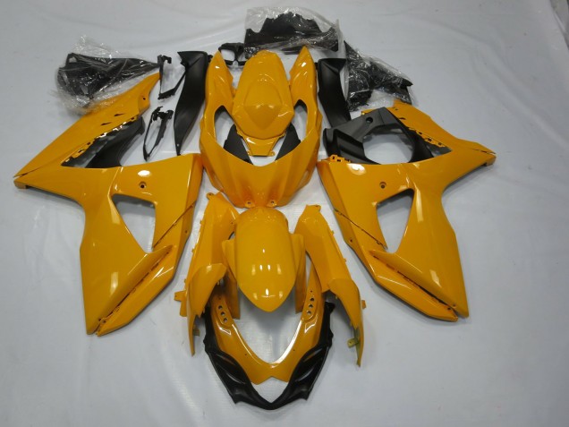 Amarillo Brillante 2009-2016 Suzuki GSXR 1000 Carenado Moto