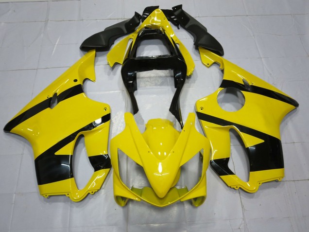 Amarillo & Negro 2001-2003 Honda CBR600 F4i Carenado Moto