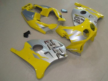 Amarillo Plata 1990-1998 Honda CBR250RR Carenado Moto