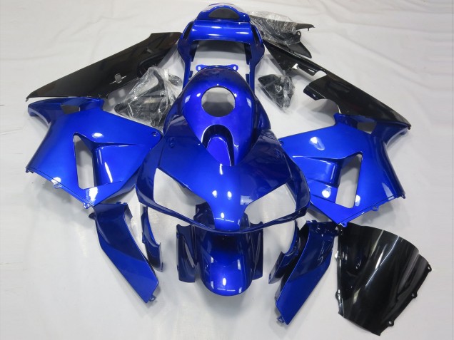 Azul Brillante & Negro 2003-2004 Honda CBR600RR Carenado Moto