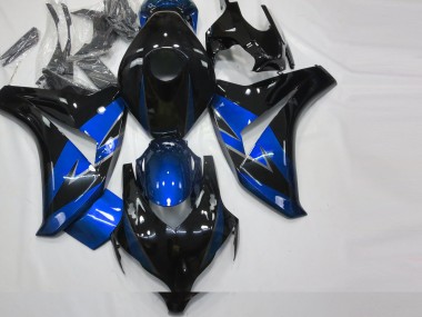 Azul Brillante & Negro 2008-2011 Honda CBR1000RR Carenado Moto