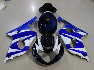 Azul Profundo 2000-2002 Suzuki GSXR 1000 Carenado Moto