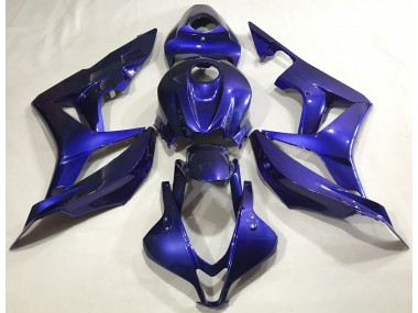 Azul Profundo Liso 2007-2008 Honda CBR600RR Carenado Moto