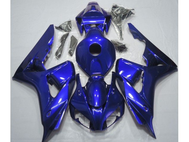 Azul Solido 2006-2007 Honda CBR1000RR Carenado Moto