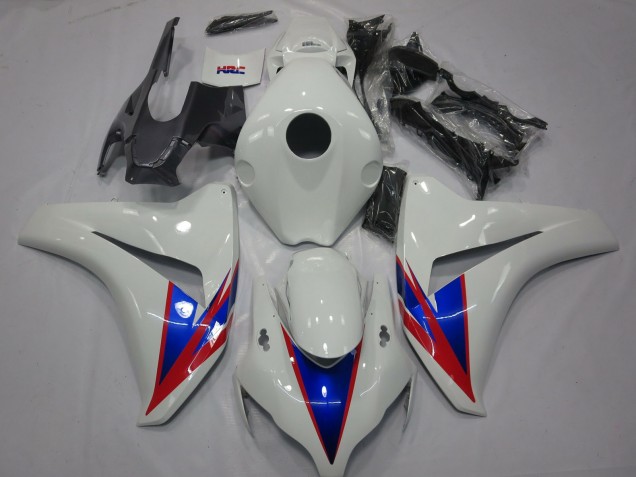 Blanco Azul Rojo 2008-2011 Honda CBR1000RR Carenado Moto