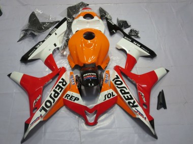 Blanco Repsol 2007-2008 Honda CBR600RR Carenado Moto