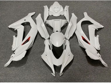 Borde Rojo Blanco Perla 2016-2019 Kawasaki ZX10R Carenado Moto