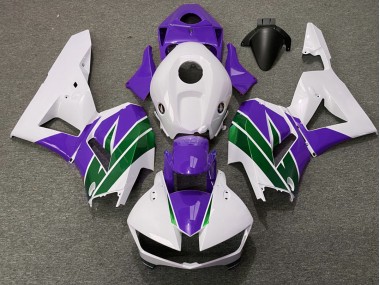 Brillo Morado & Verde 2013-2023 Honda CBR600RR Carenado Moto