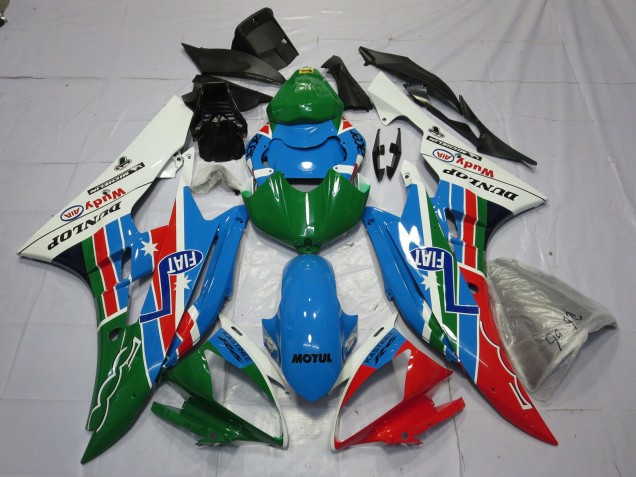 Clásico Dunlop 2006-2007 Yamaha R6 Carenado Moto