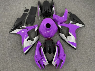 Diseño Morado 2006-2007 Suzuki GSXR 600-750 Carenado Moto