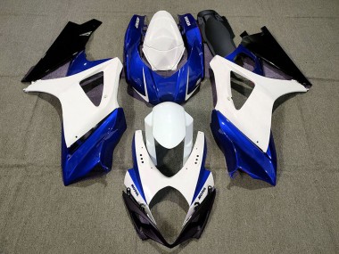 Diseño Personalizado Azul 2007-2008 Suzuki GSXR 1000 Carenado Moto