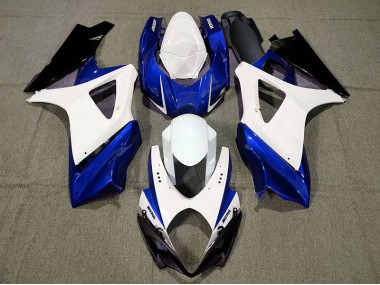 Diseño Personalizado Azul 2007-2008 Suzuki GSXR 1000 Carenado Moto