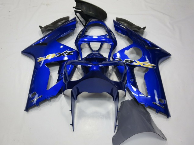 Estilo Azul OEM 2003-2004 Kawasaki ZX6R Carenado Moto