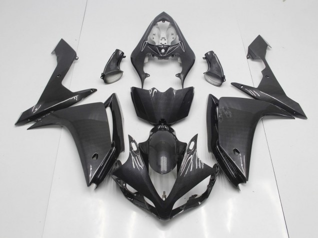 Estilo Fibra De Carbono 2007-2008 Yamaha R1 Carenado Moto