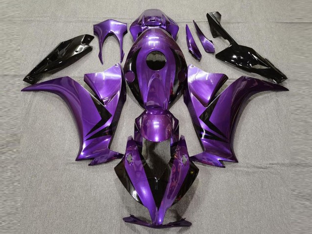 Estilo Morado & Negro 2012-2016 Honda CBR1000RR Carenado Moto