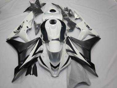 Estilo Personalizado OEM Blanco & Negro 2007-2008 Honda CBR600RR Carenado Moto