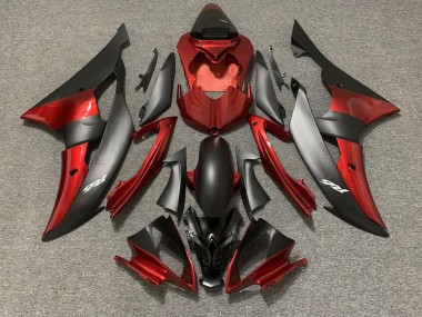 Estilo Personalizado OEM Rojo / Negro 2008-2016 Yamaha R6 Carenado Moto