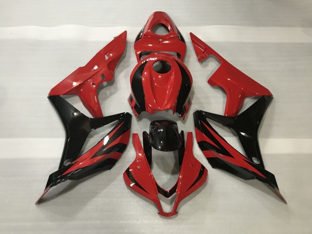 Estilo Rojo Metálico OEM 2007-2008 Honda CBR600RR Carenado Moto