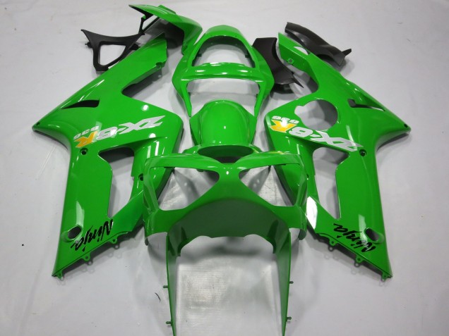 Estilo Verde OEM 2003-2004 Kawasaki ZX6R Carenado Moto