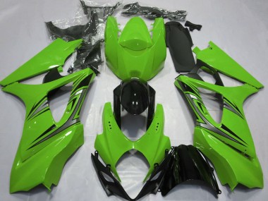 Estilo Verde OEM 2007-2008 Suzuki GSXR 1000 Carenado Moto