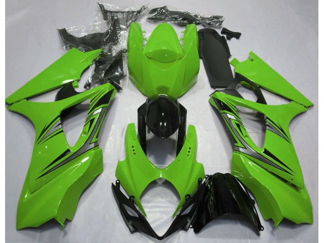 Estilo Verde OEM 2007-2008 Suzuki GSXR 1000 Carenado Moto