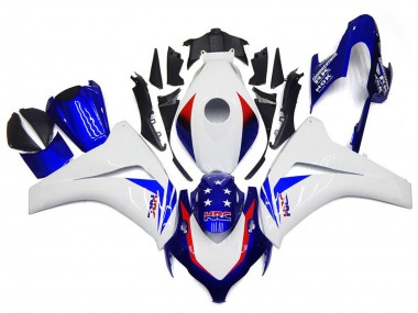 Estrella Azul Vibrante 2008-2011 Honda CBR1000RR Carenado Moto