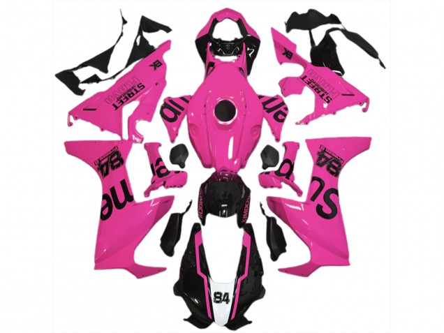 Flava Callejera Rosa 2017-2023 Honda CBR1000RR Carenado Moto