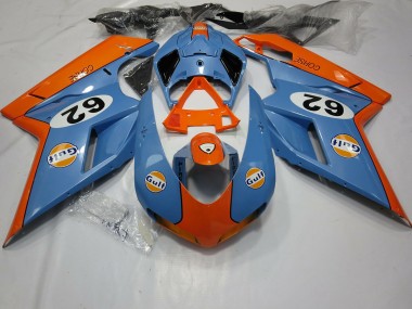 Gulf 2007-2014 Ducati 848 1098 1198 Carenado Moto