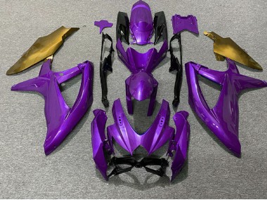 Morado & Dorado 2008-2010 Suzuki GSXR 600-750 Carenado Moto