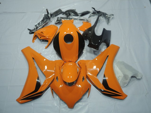 Naranja & Negro 2008-2011 Honda CBR1000RR Carenado Moto