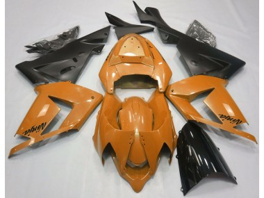 Naranja Perla & Negro 2004-2005 Kawasaki ZX10R Carenado Moto