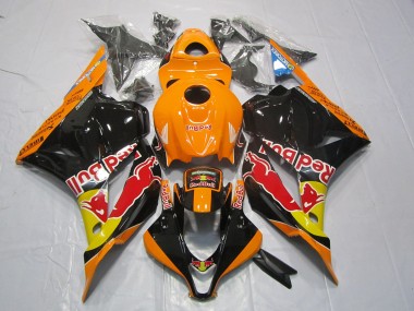 Naranja Rojo Toro 2009-2012 Honda CBR600RR Carenado Moto