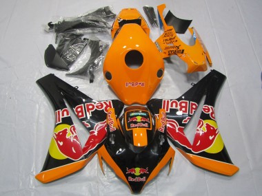 Naranja RojoToro 2008-2011 Honda CBR1000RR Carenado Moto