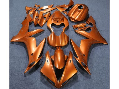 Naranja Sólido 2004-2006 Yamaha R1 Carenado Moto