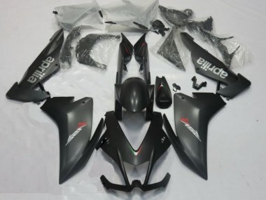 Negro Mate Completo 2010-2015 Aprilia RSV4 1000 Carenado Moto