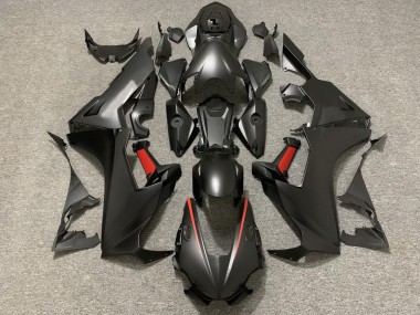 Negro Mate & Rojo 2017-2023 Honda CBR1000RR Carenado Moto