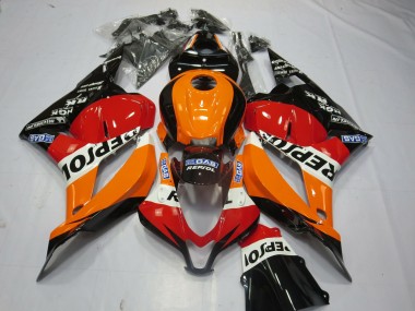 Negro Repsol 2009-2012 Honda CBR600RR Carenado Moto