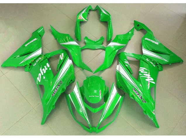 Ninja Verde 2013-2018 Kawasaki ZX6R Carenado Moto