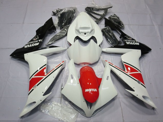 OEM Estilo Rojo & Blanco 2004-2006 Yamaha R1 Carenado Moto