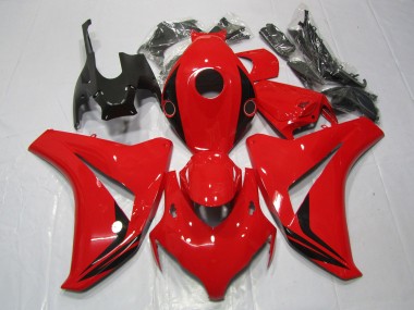 Pequenos Detalles En Rojo Brillante 2008-2011 Honda CBR1000RR Carenado Moto