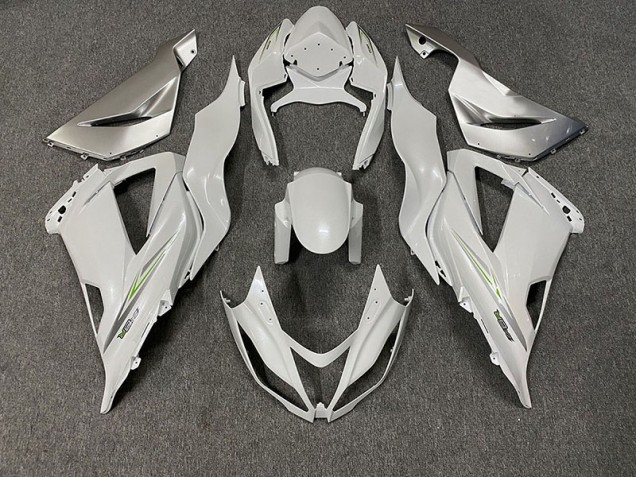 Perla Blanca 2013-2018 Kawasaki ZX6R Carenado Moto