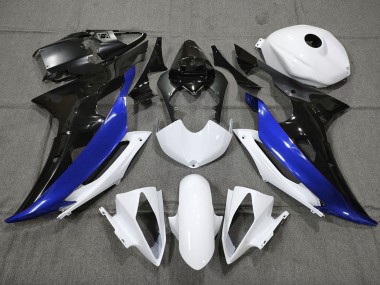 Personalizado Azul Blanco & Negro 2008-2016 Yamaha R6 Carenado Moto