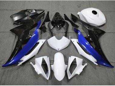 Personalizado Azul Blanco & Negro 2008-2016 Yamaha R6 Carenado Moto