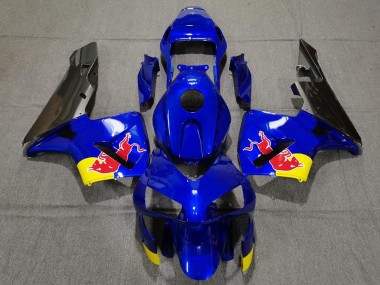 Rojo Azul Brillo Toro 2003-2004 Honda CBR600RR Carenado Moto