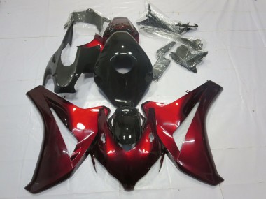 Rojo Caramelo & Negro 2008-2011 Honda CBR1000RR Carenado Moto