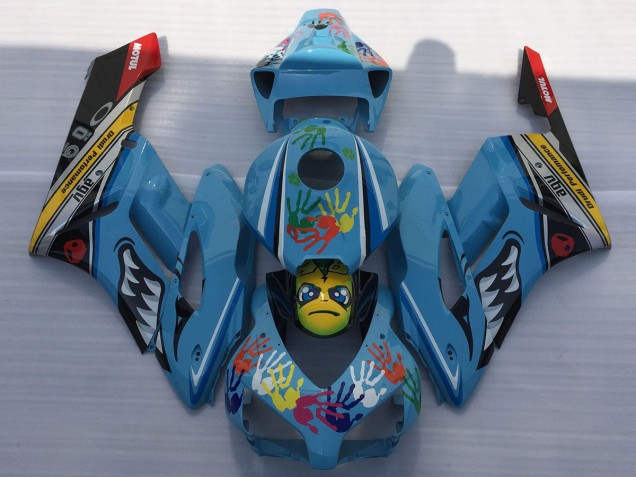 Tiburón Azul 2004-2005 Honda CBR1000RR Carenado Moto