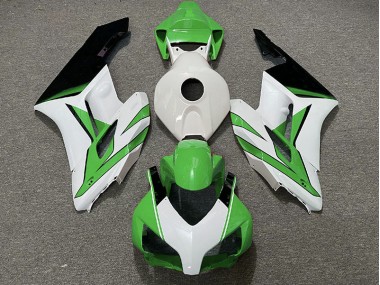 Verde Blanco & Negro Brillo 2004-2005 Honda CBR1000RR Carenado Moto