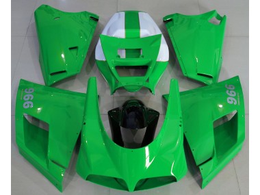 Verde Brillante 1993-2005 Ducati 996 748 916 998 Carenado Moto