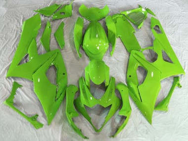 Verde Brillante 2005-2006 Suzuki GSXR 1000 Carenado Moto