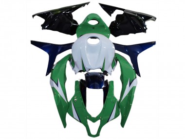 Verde Brillante & Azul 2009-2012 Honda CBR600RR Carenado Moto